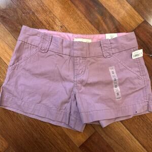 Old Navy Everyday shorts lavender purple women's size 2 Summer New With Tags